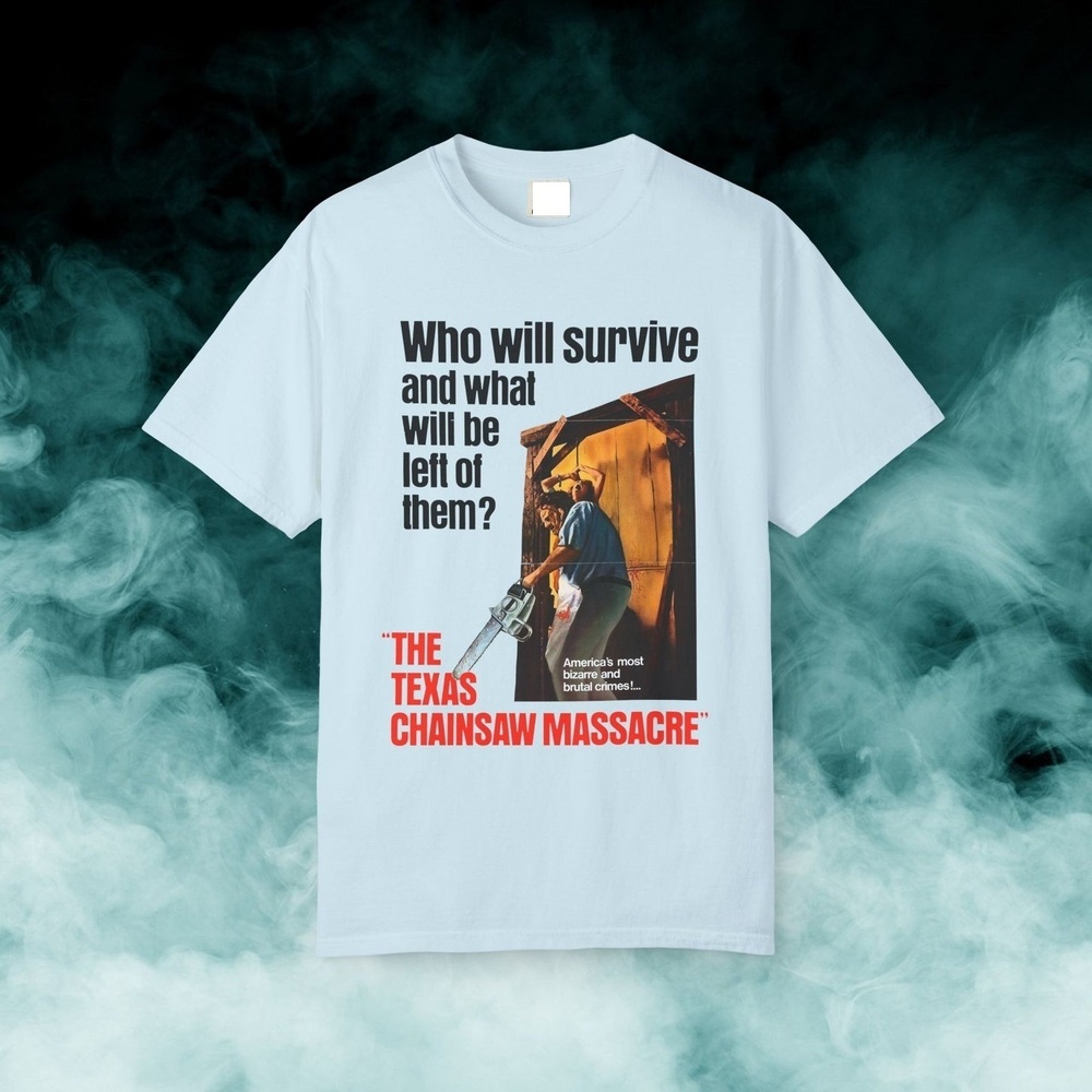 The Texas Chainsaw Massacre Horror Movie T-shirt Light
